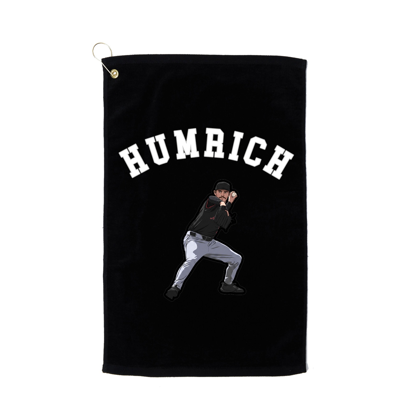 Golf Towel — Shirsey Arch in Black