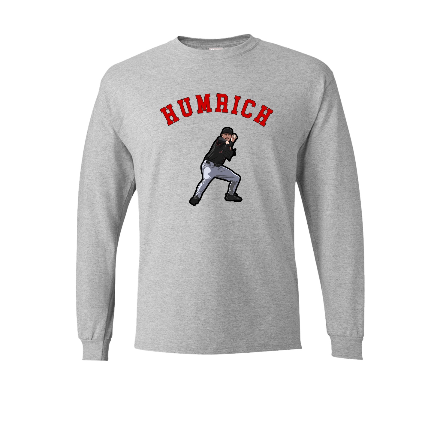 Long Sleeve Tee — Shirsey Arch in Grey