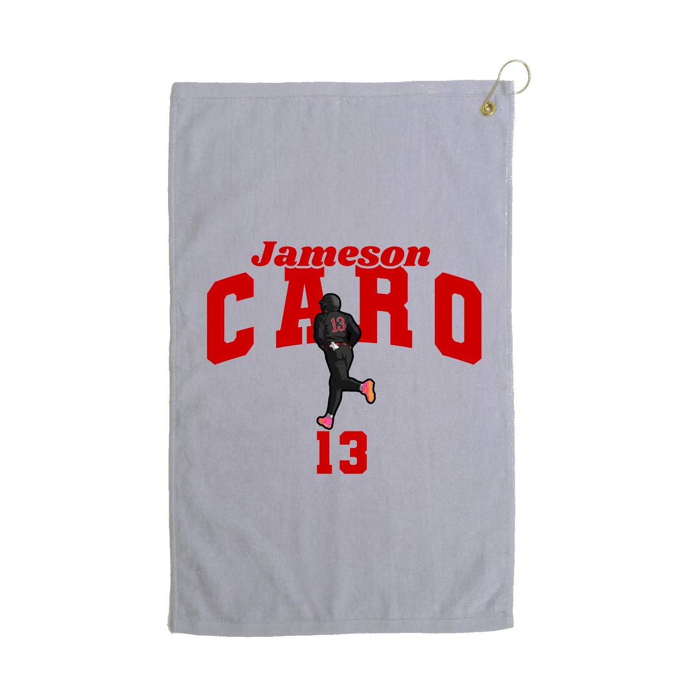 Golf Towel — Signature Arch in Grey