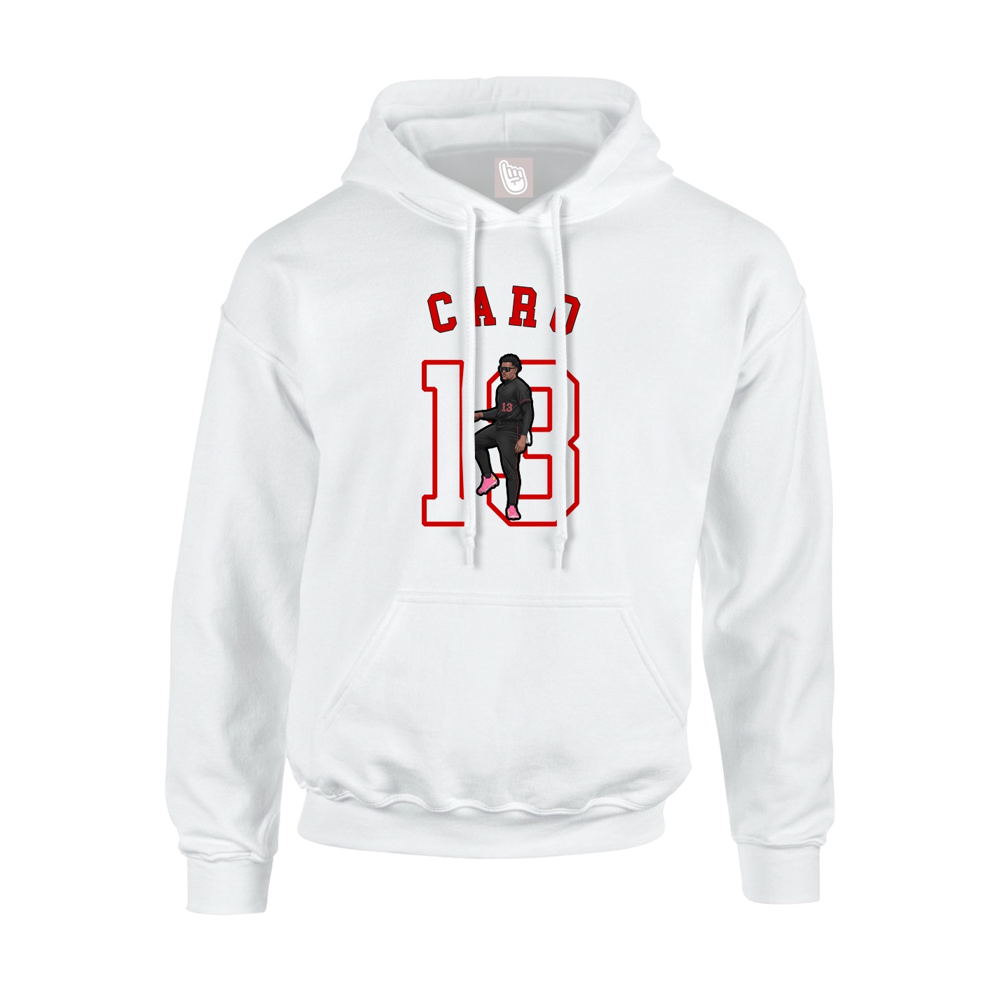 Youth Hoodie — Shirsey Arch in White