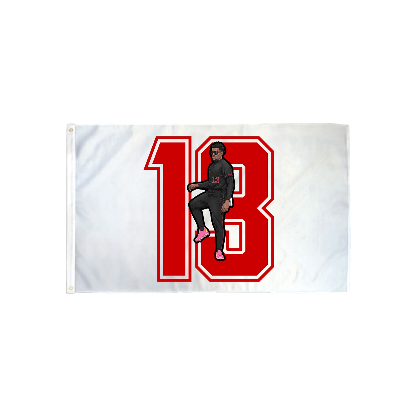 3x5 Flag — Number in Classic