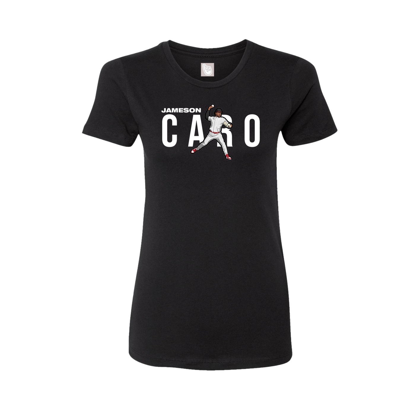 Womens Tee — Player Name in Black