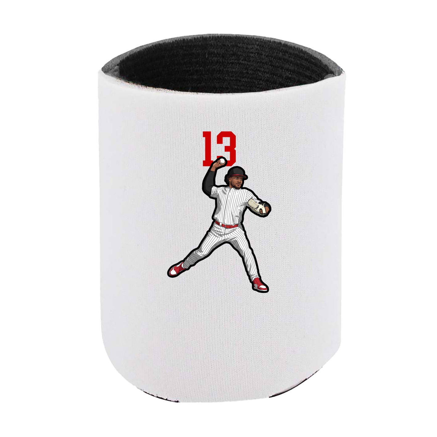 Can Holder — Number Top in White