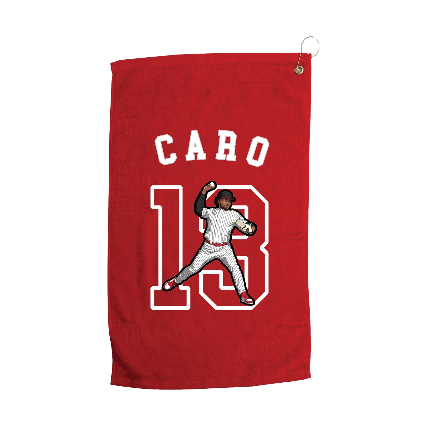 Golf Towel — Shirsey Arch in Red