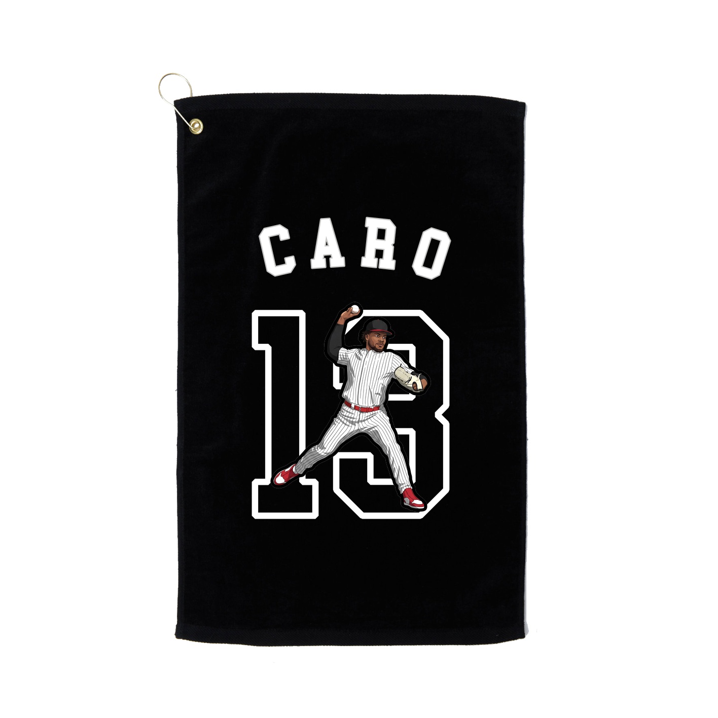 Golf Towel — Shirsey Arch in Black