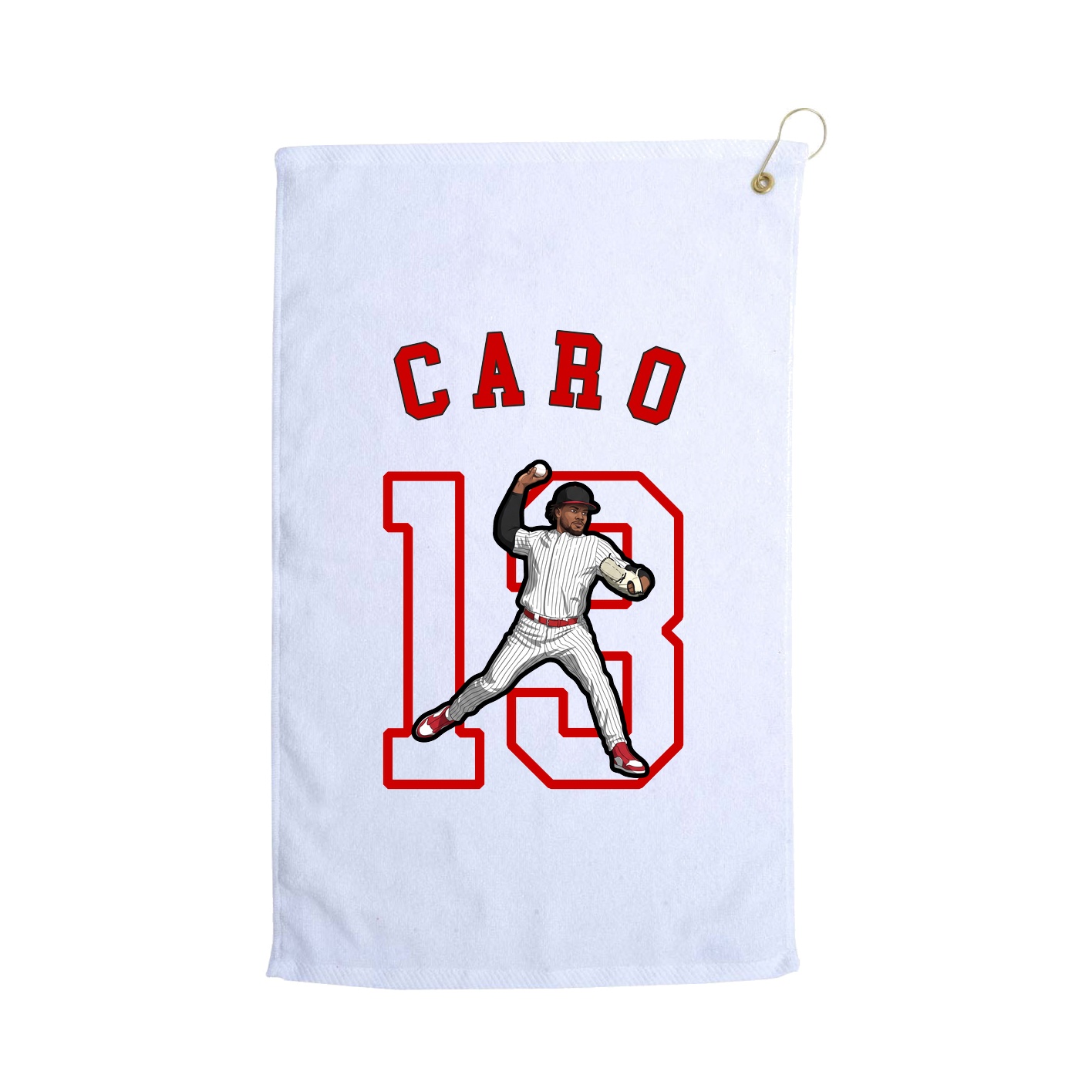 Golf Towel — Shirsey Arch in White