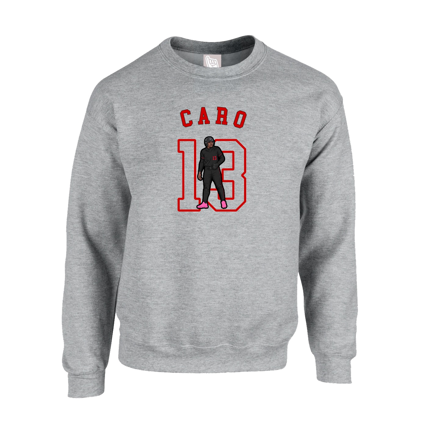 Fleece Crew — Shirsey Arch in Grey