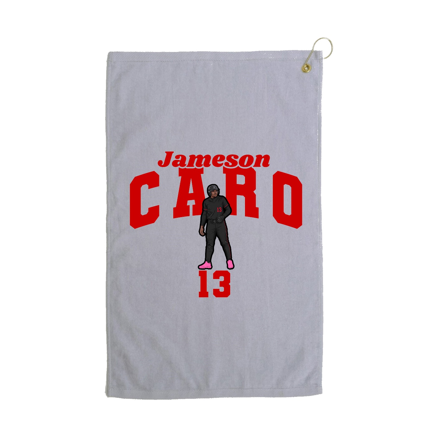 Golf Towel — Signature Arch in Grey
