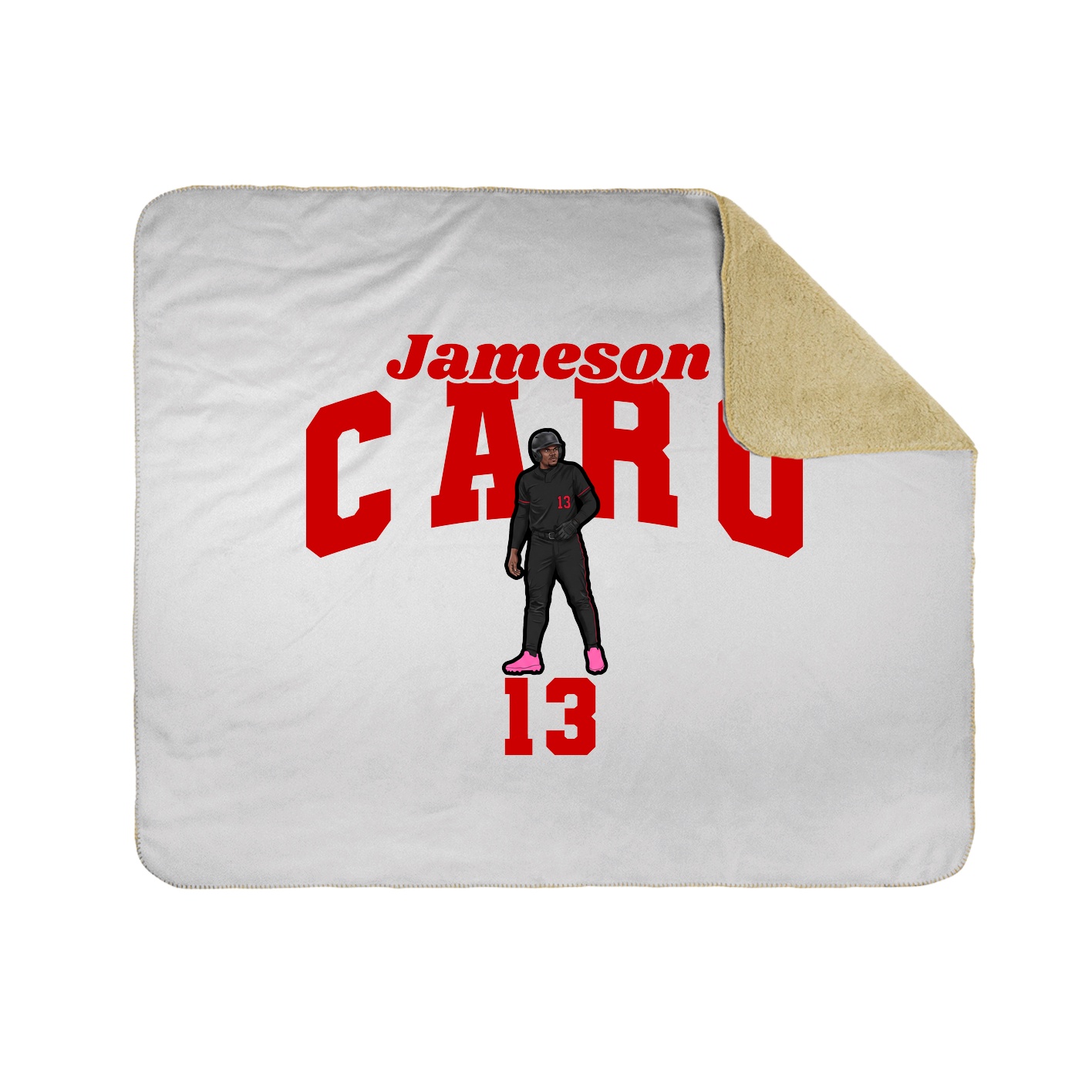 Throw Blanket — Signature Arch in White