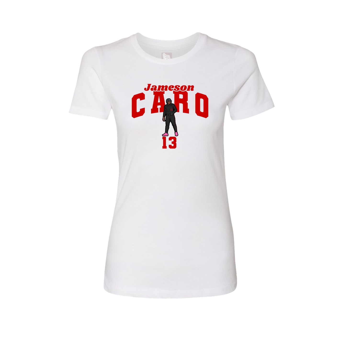 Womens Tee — Signature Arch in White