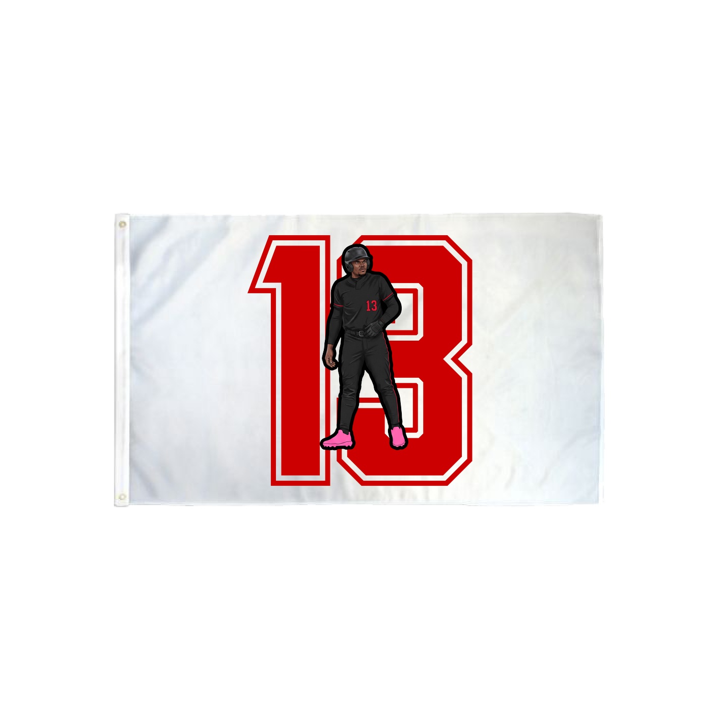 3x5 Flag — Number in Classic
