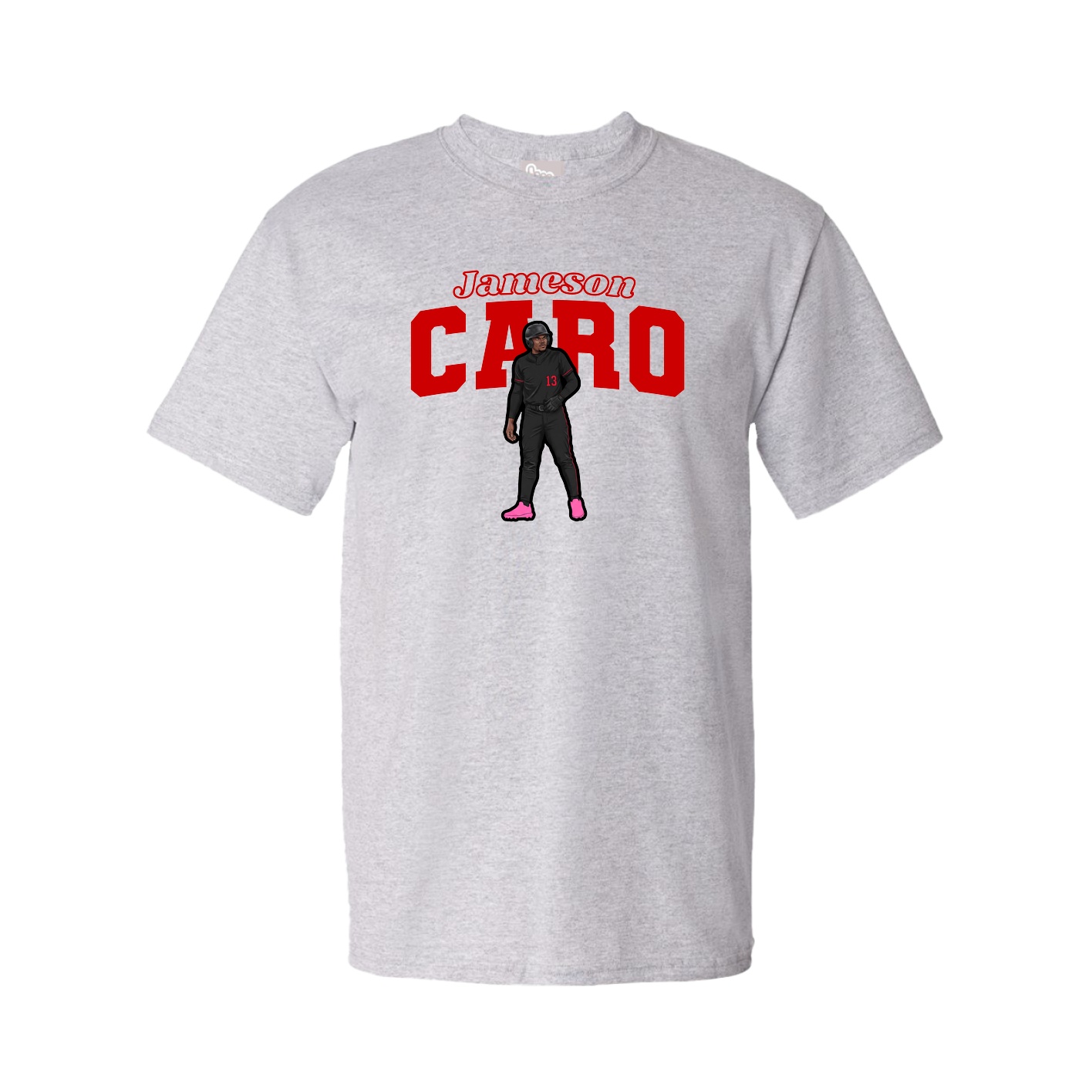 Tee — Name Arch in Grey