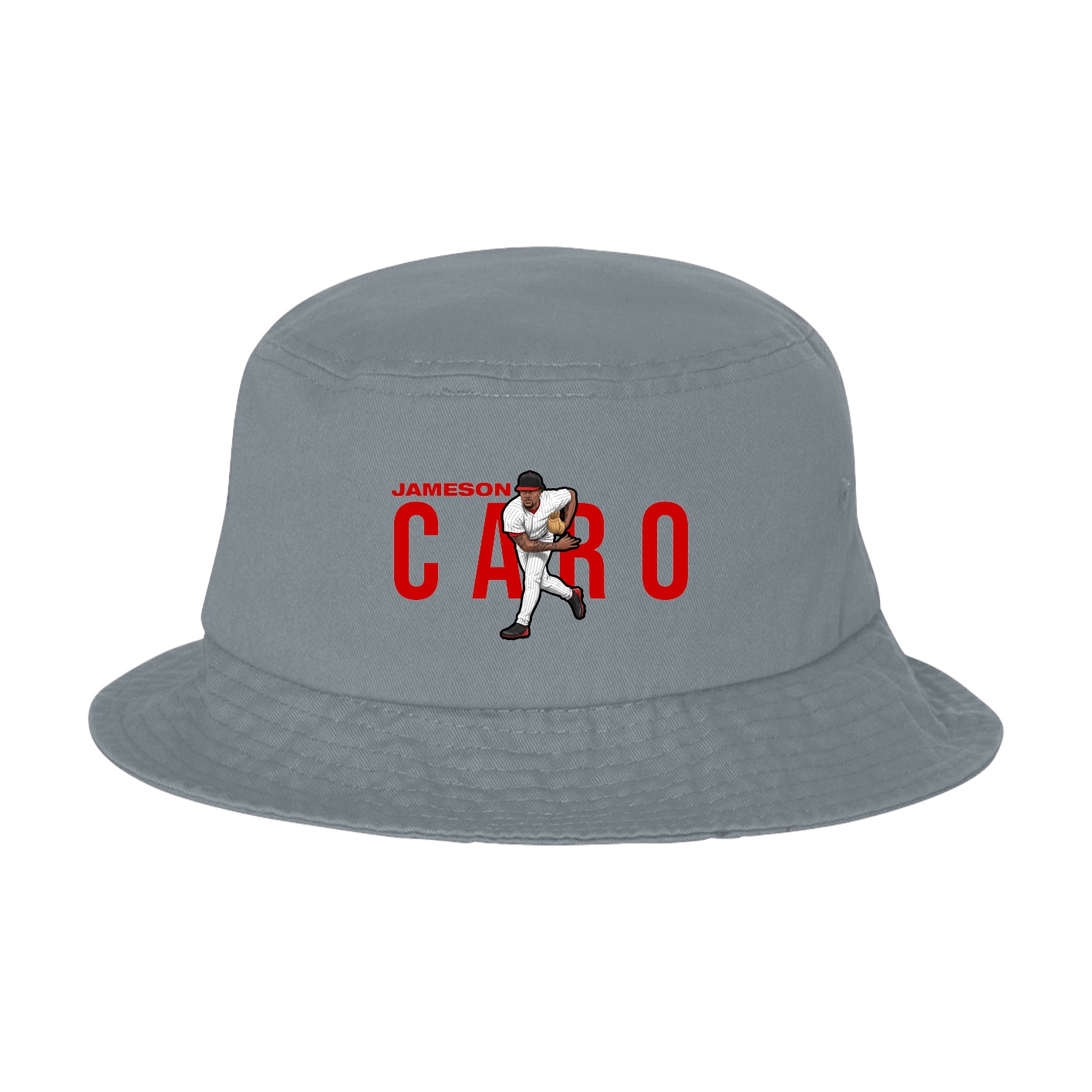 Bucket Cap — Player Name in Grey