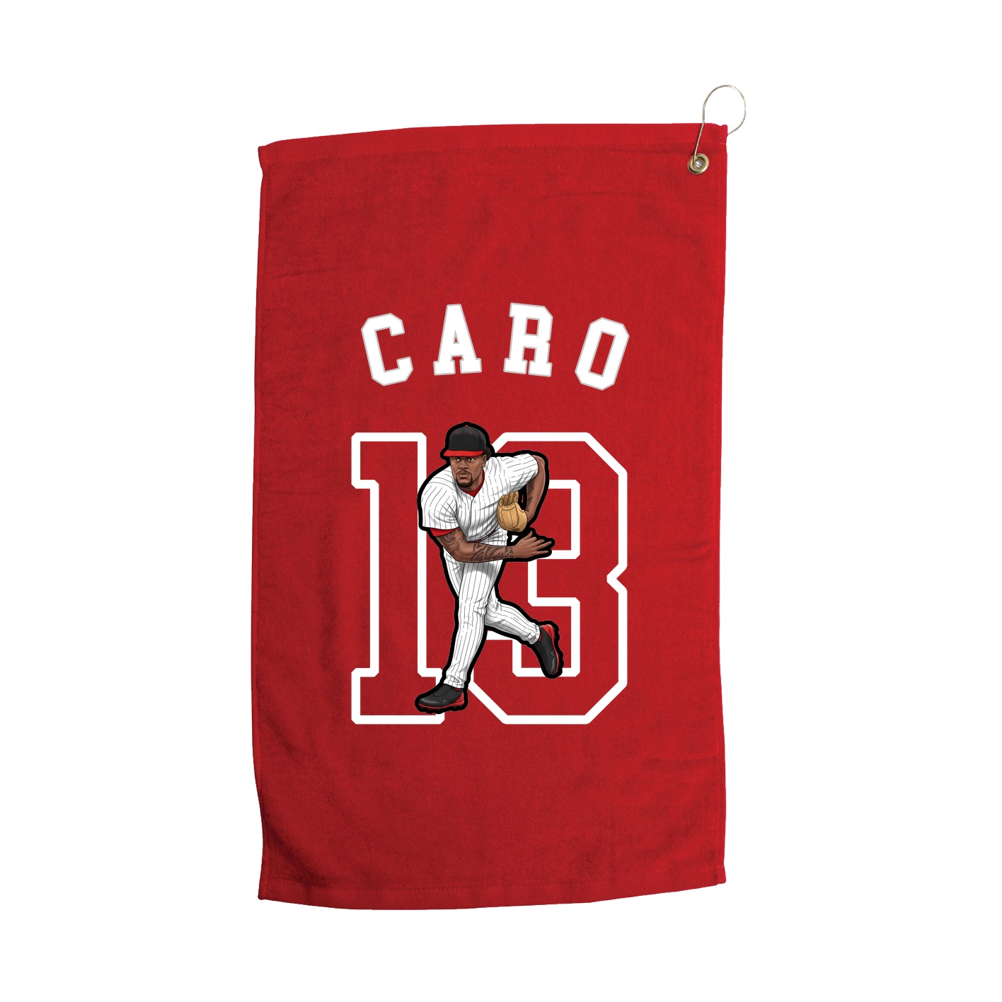 Golf Towel — Shirsey Arch in Red