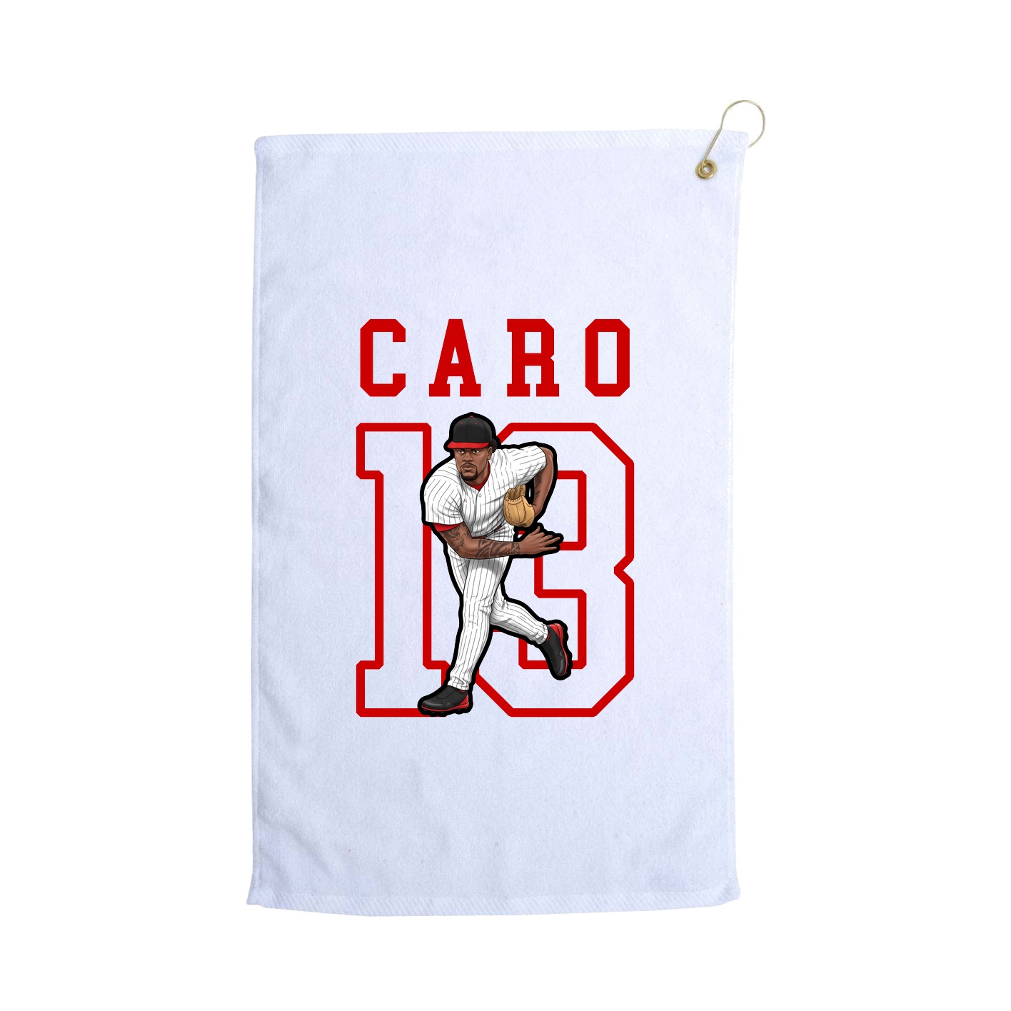 Golf Towel — Shirsey in White