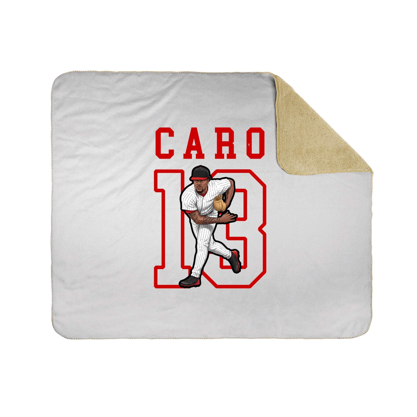 Throw Blanket — Shirsey in White