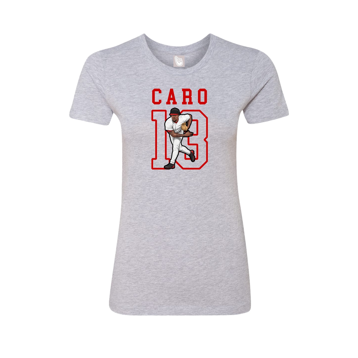 Fitted Women's Tee — Shirsey in Grey