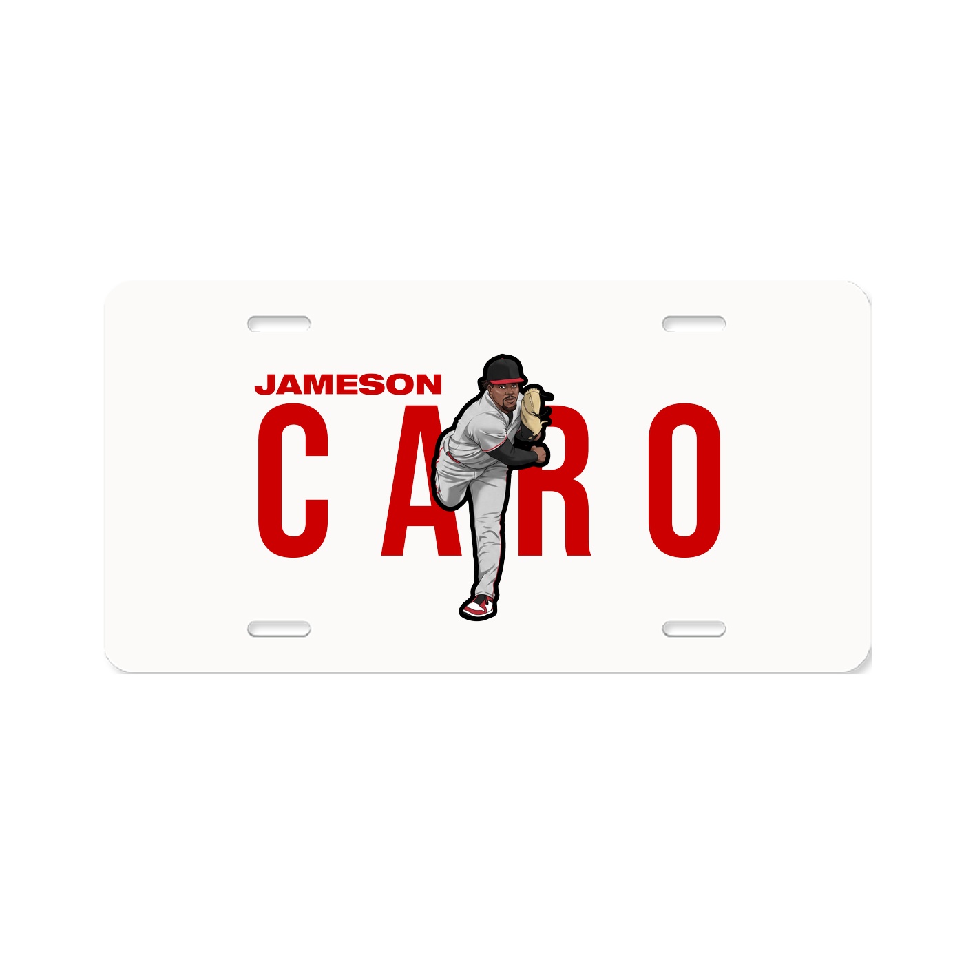 License Plate — Player Name in Classic