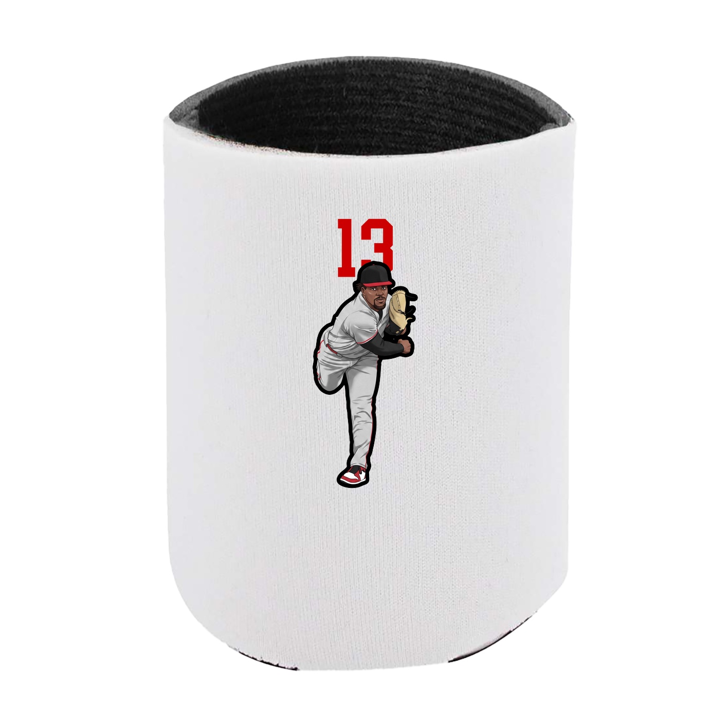 Can Holder — Number Top in White