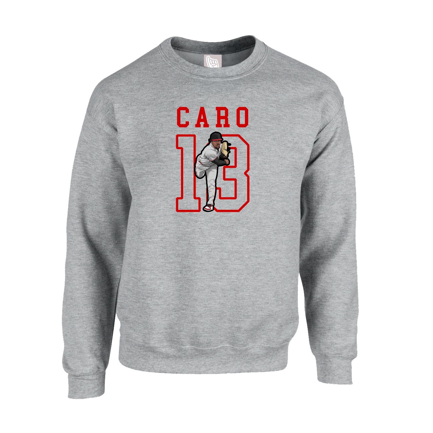Fleece Crew — Shirsey in Grey