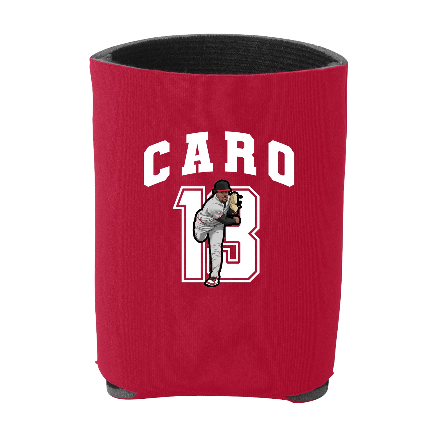 Can Holder — Number in Red