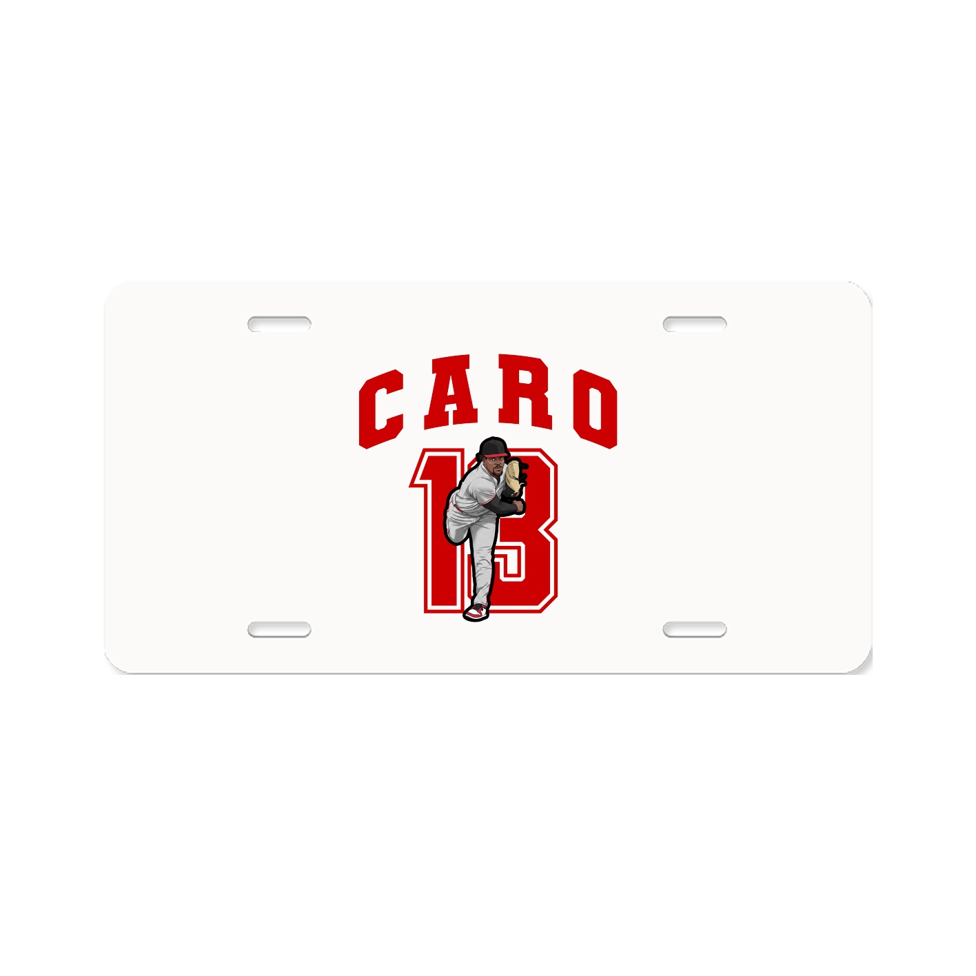 License Plate — Number in Classic