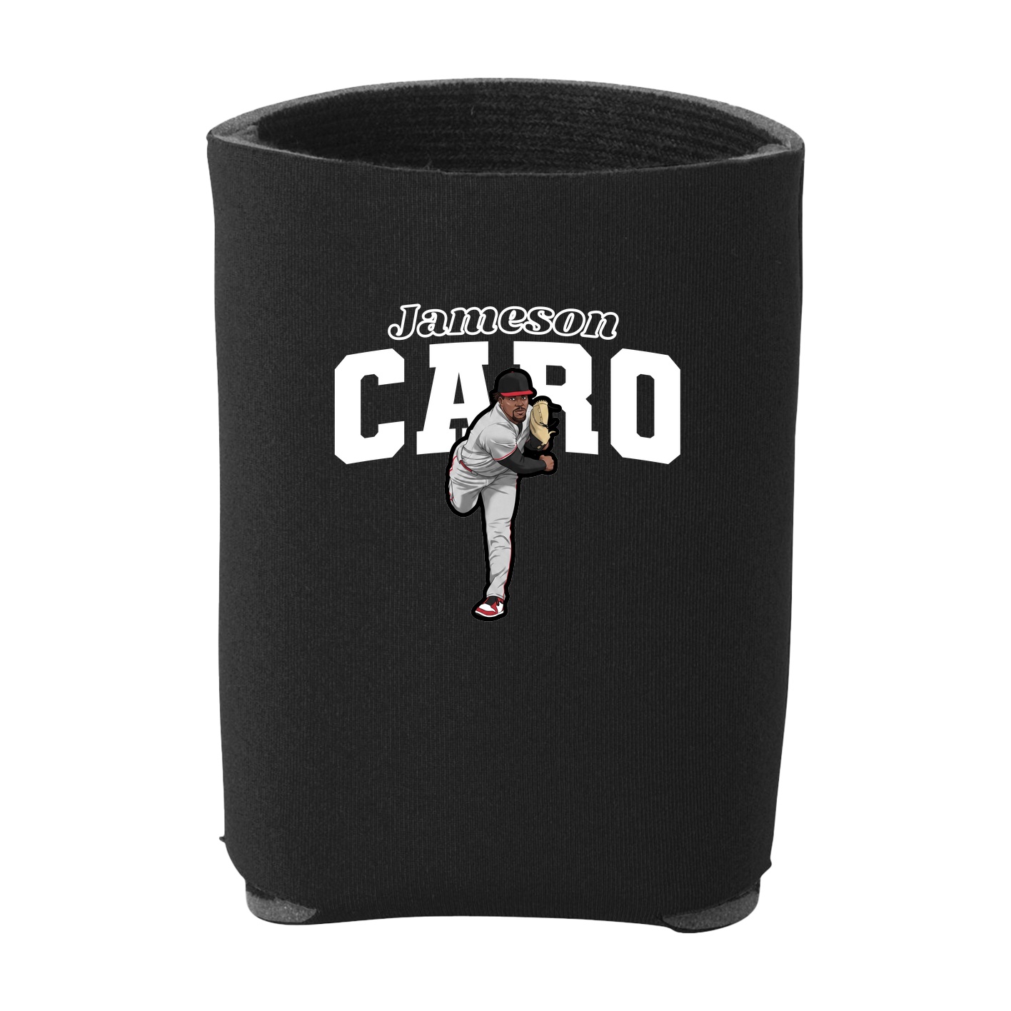 Can Holder — Name Arch in Black