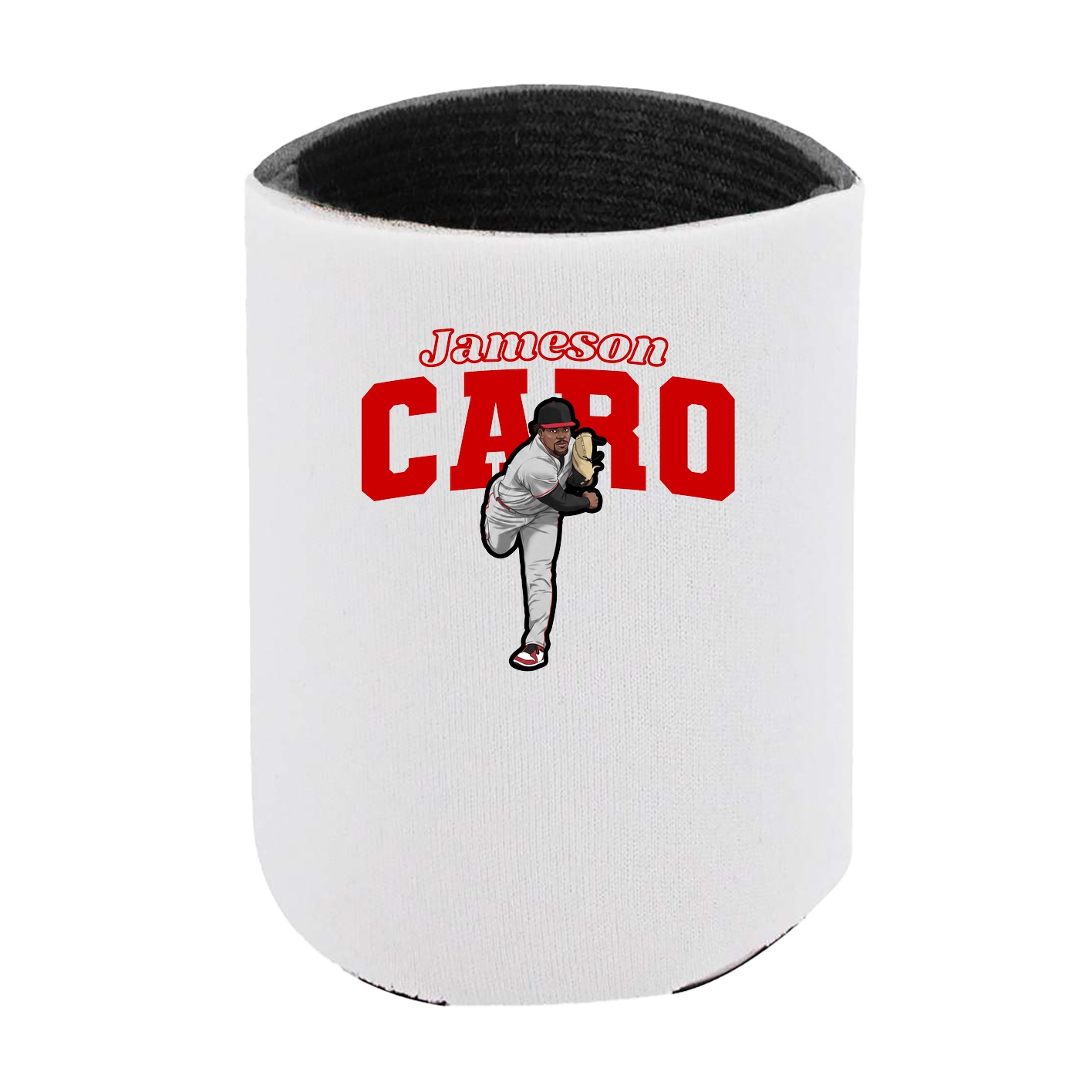 Can Holder — Name Arch in White