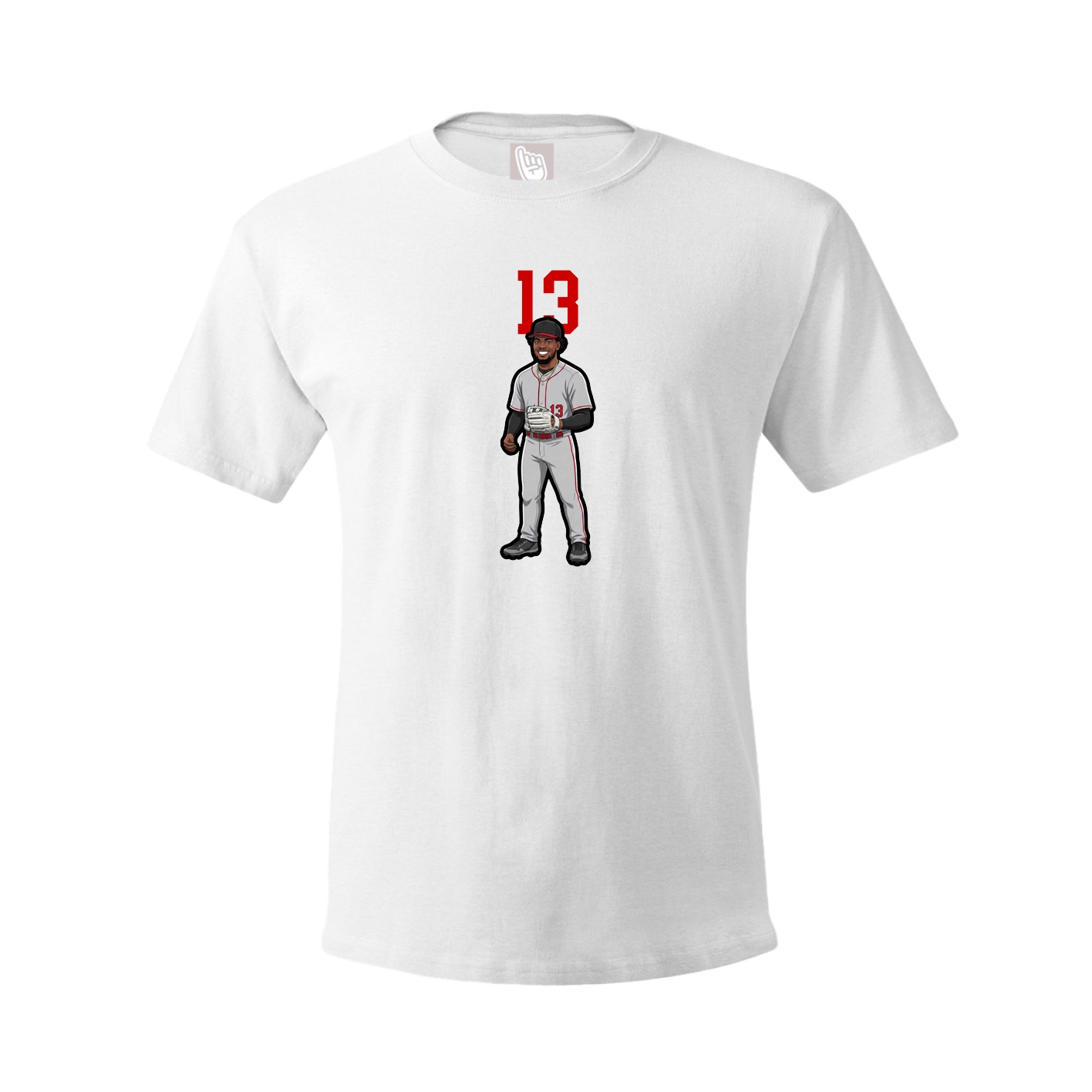 Tee — Number Top in White