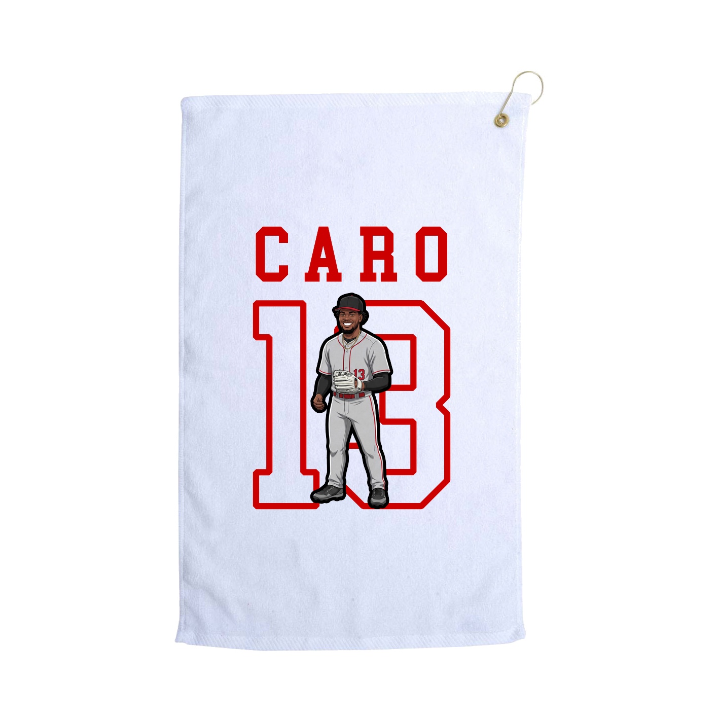 Golf Towel — Shirsey in White