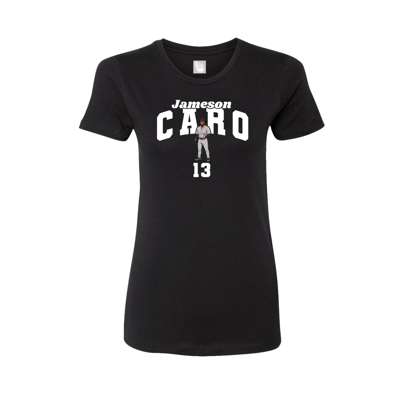 Womens Tee — Signature Arch in Black