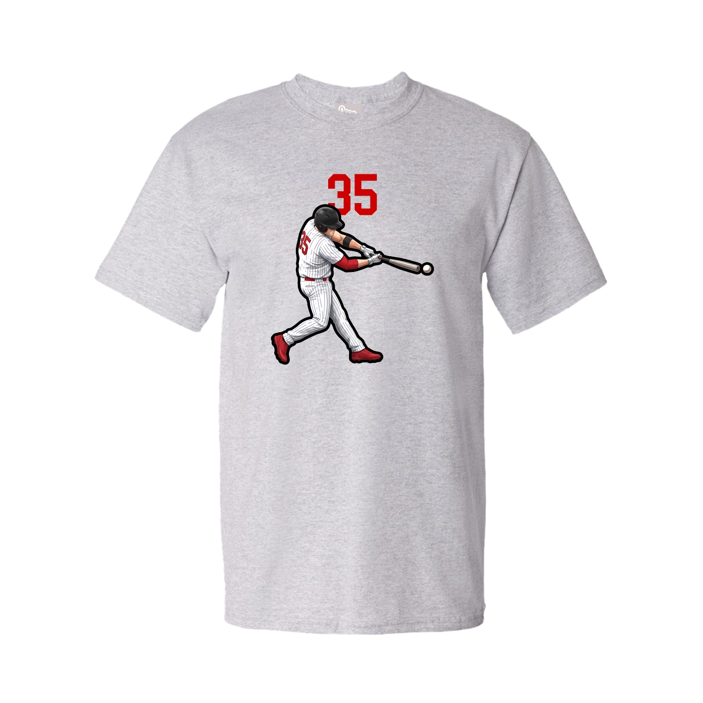 Tee — Number Top in Grey