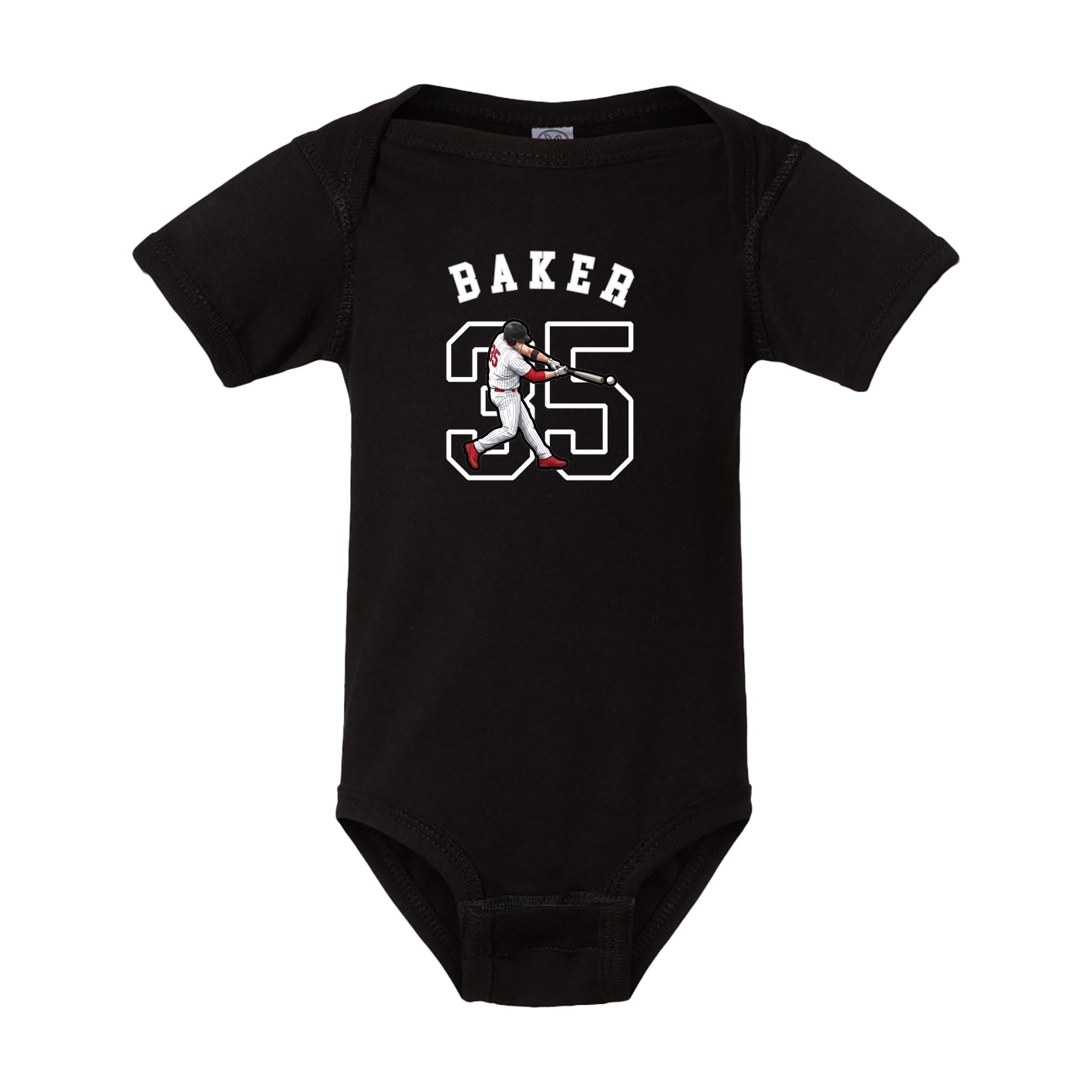 Baby Onesie — Shirsey Arch in Black