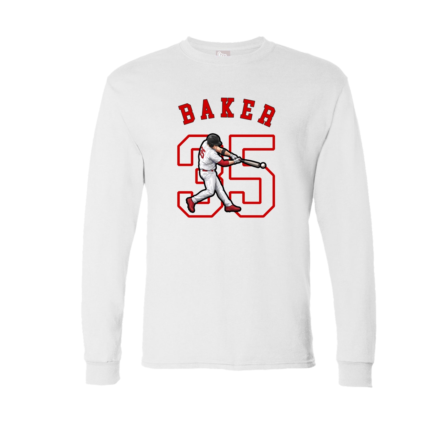 Long Sleeve Tee — Shirsey Arch in White