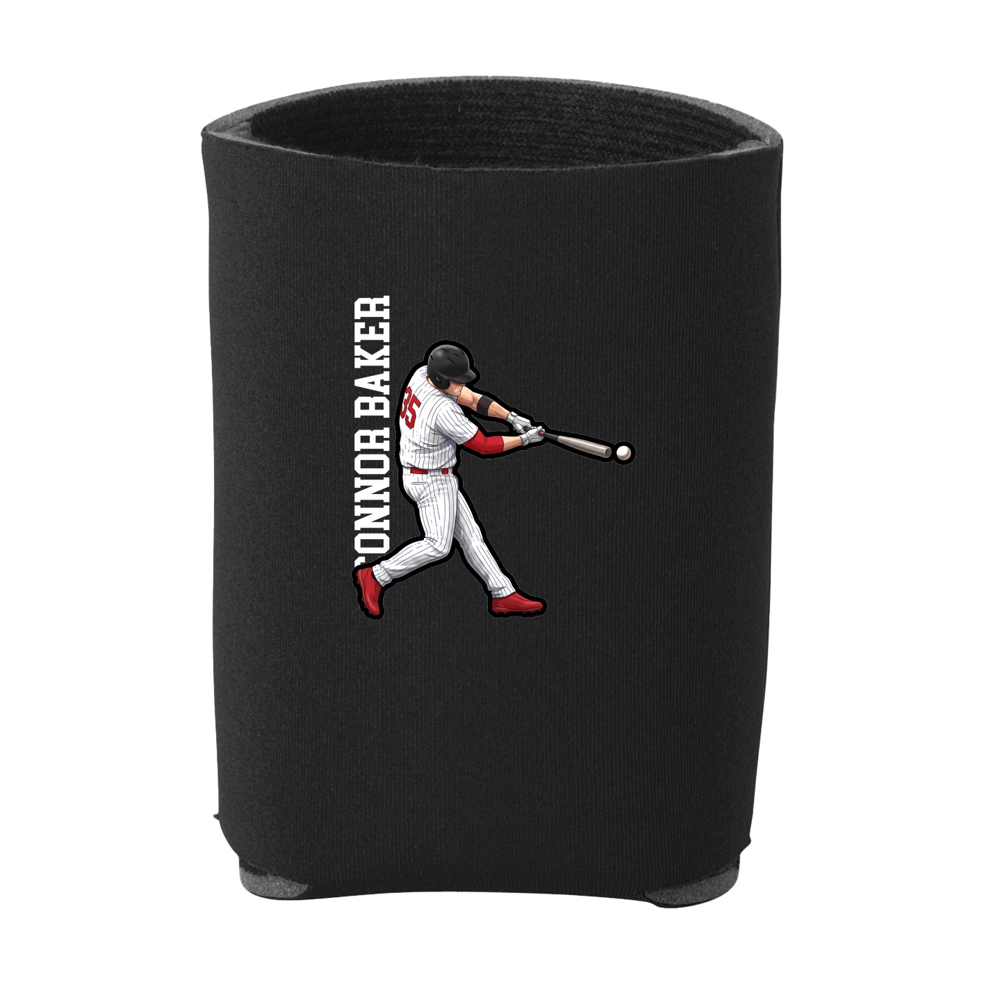 Can Holder — Name Vertical in Black