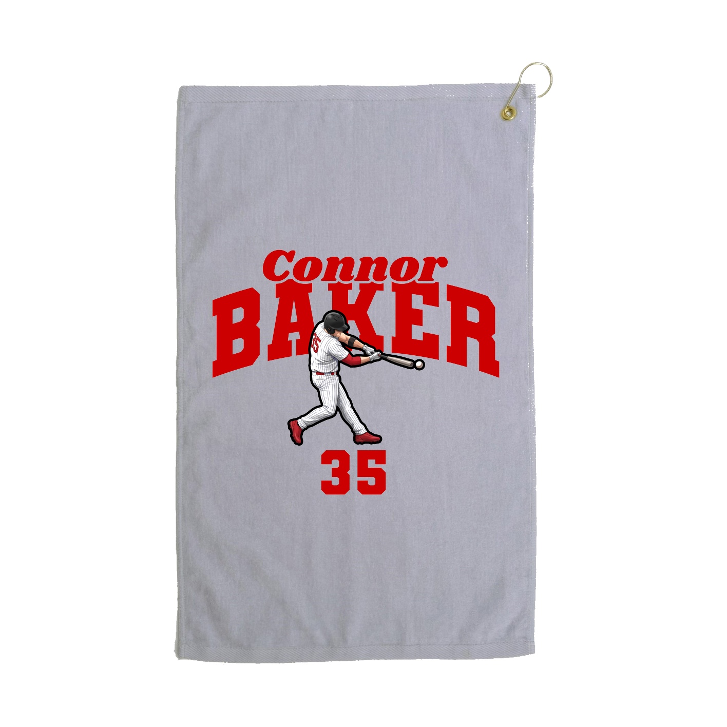 Golf Towel — Signature Arch in Grey