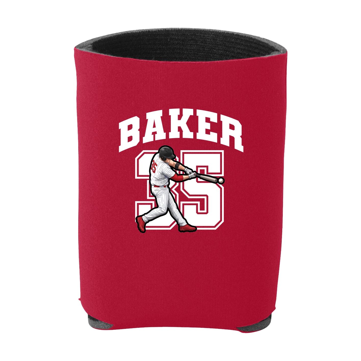 Can Holder — Number in Red