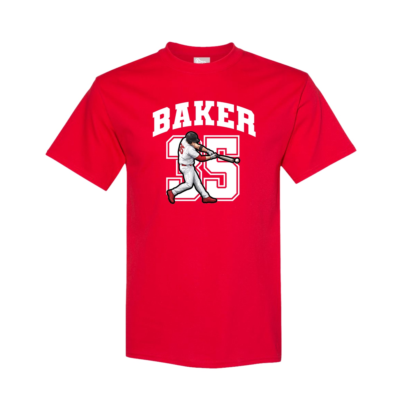 Youth Tee — Number in Red