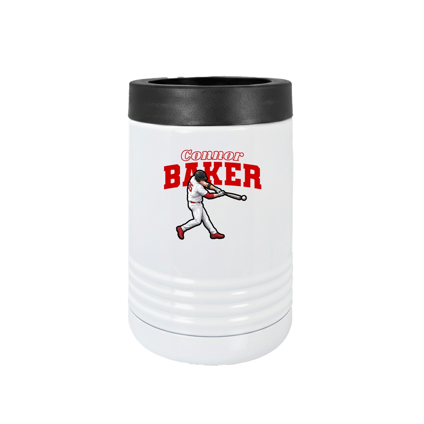 Beverage Holder — Name Arch in White