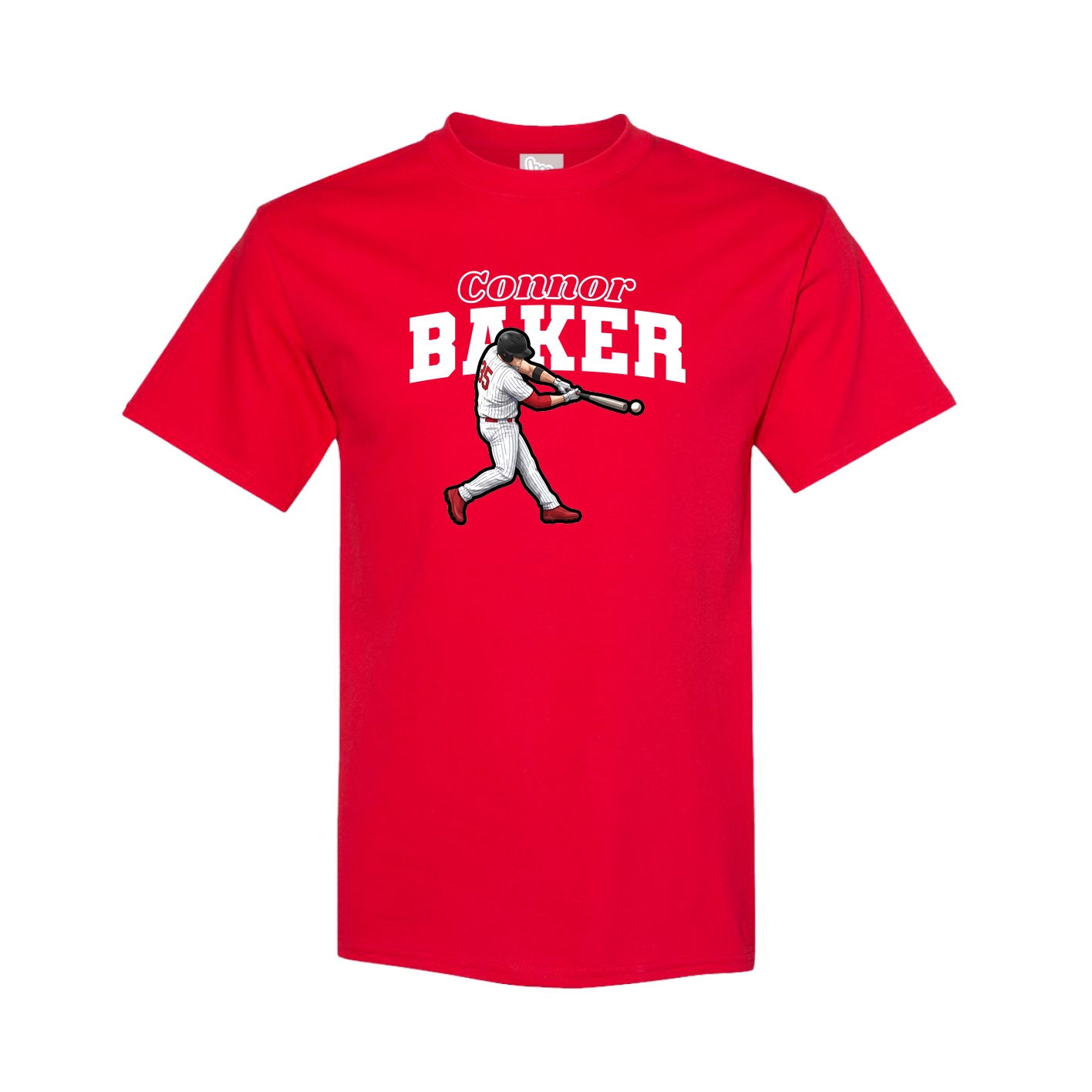 Tee — Name Arch in Red