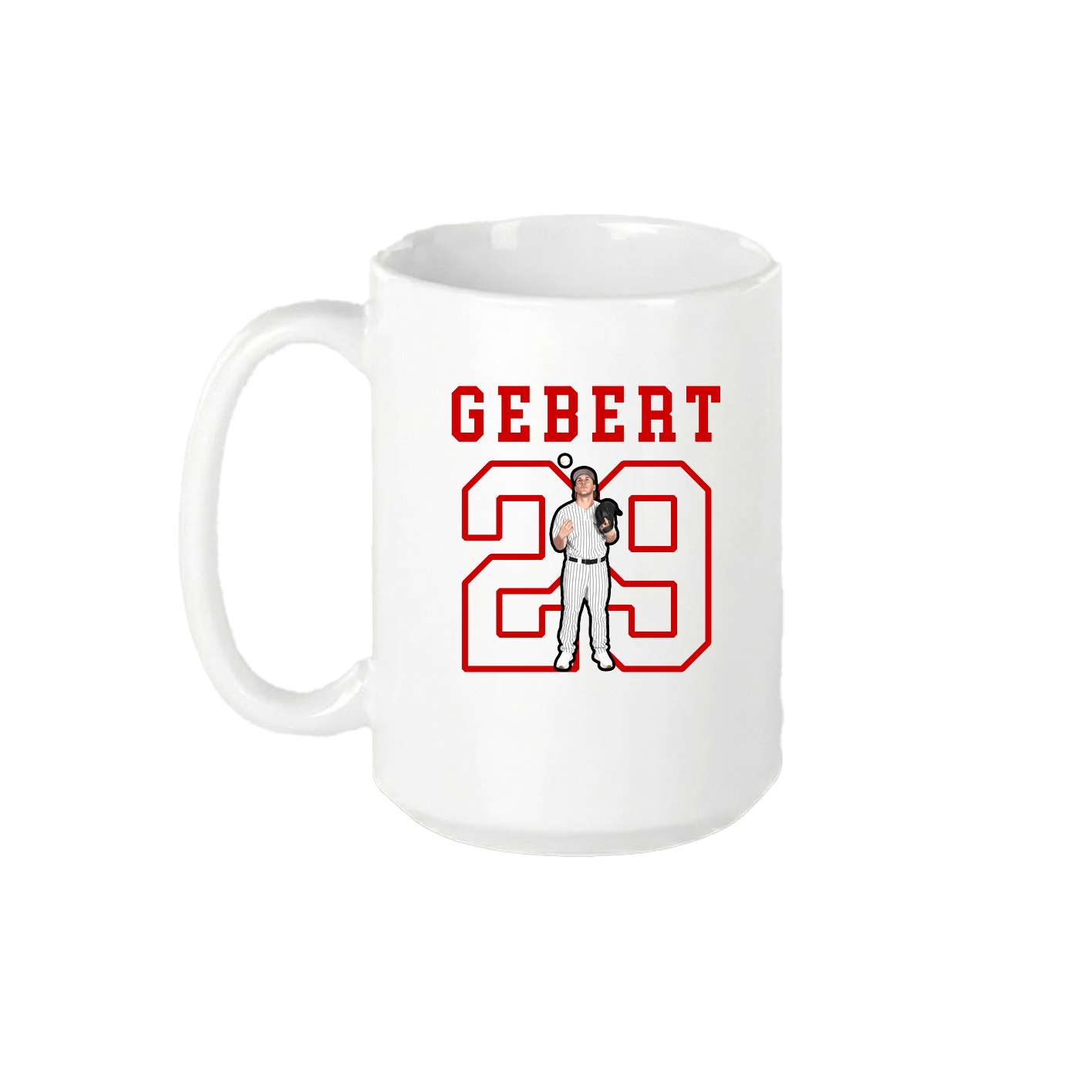 15oz Coffee Mug — Shirsey in White