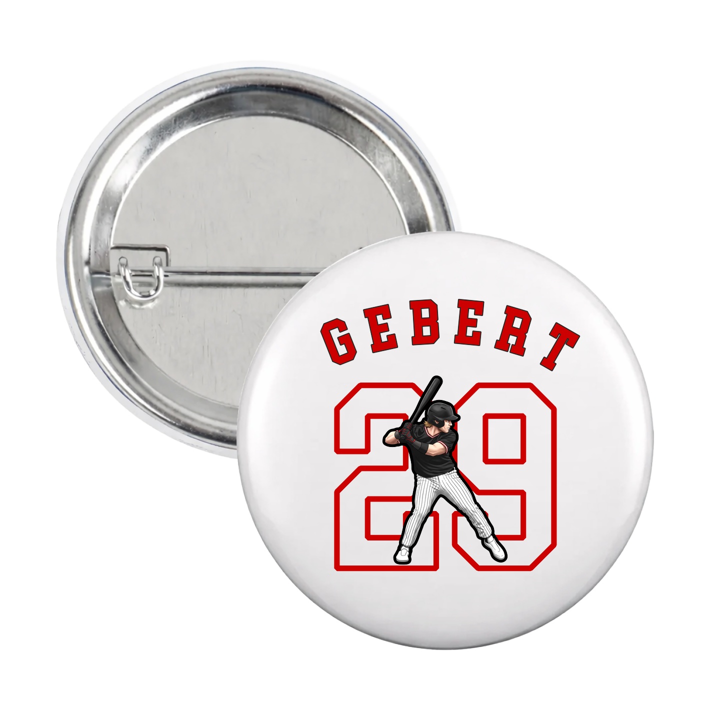 Game Day Button — Shirsey Arch in White