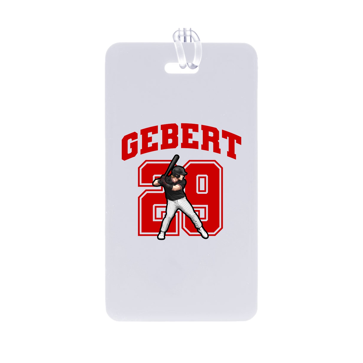 Bag Tag — Number in Classic