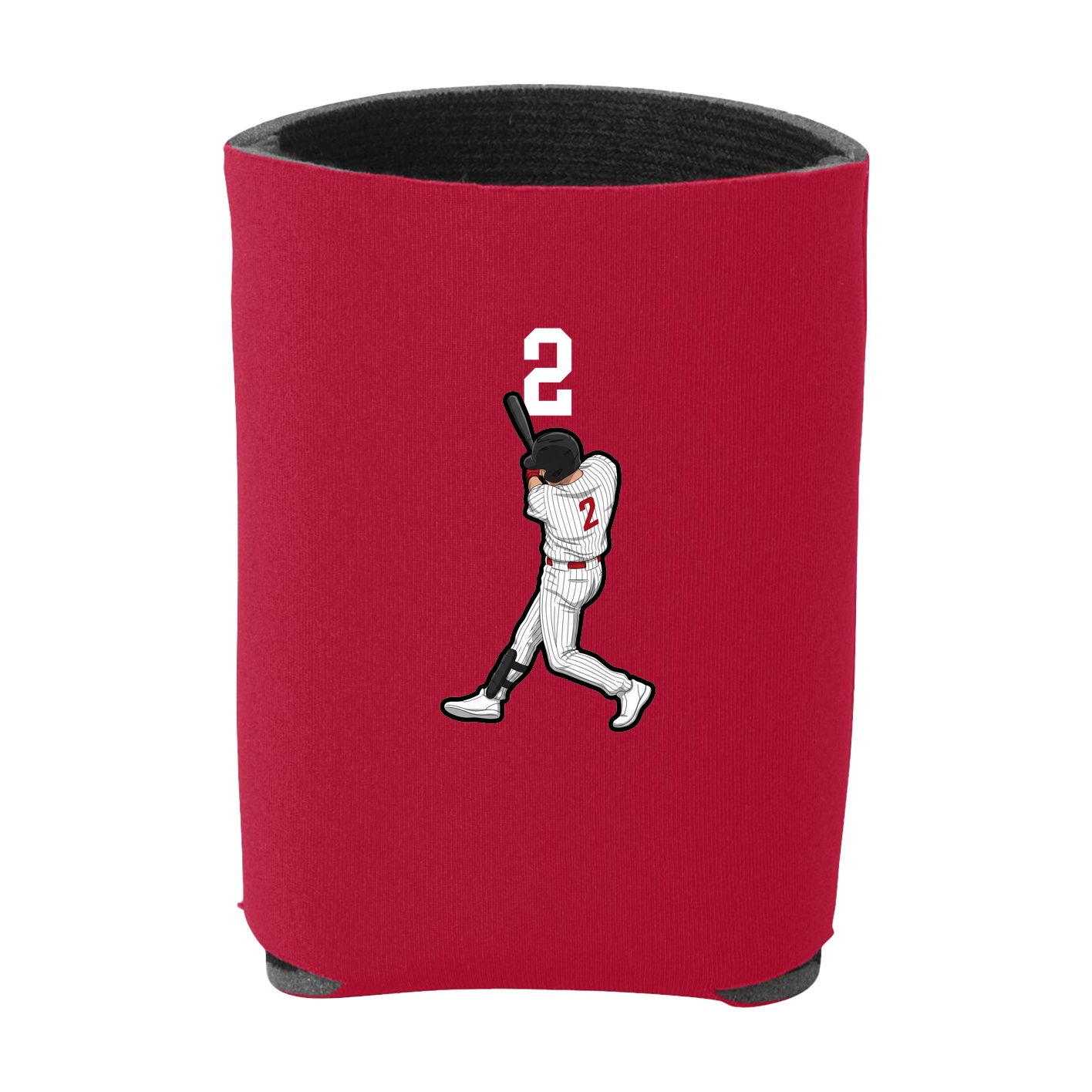 Can Holder — Number Top in Red