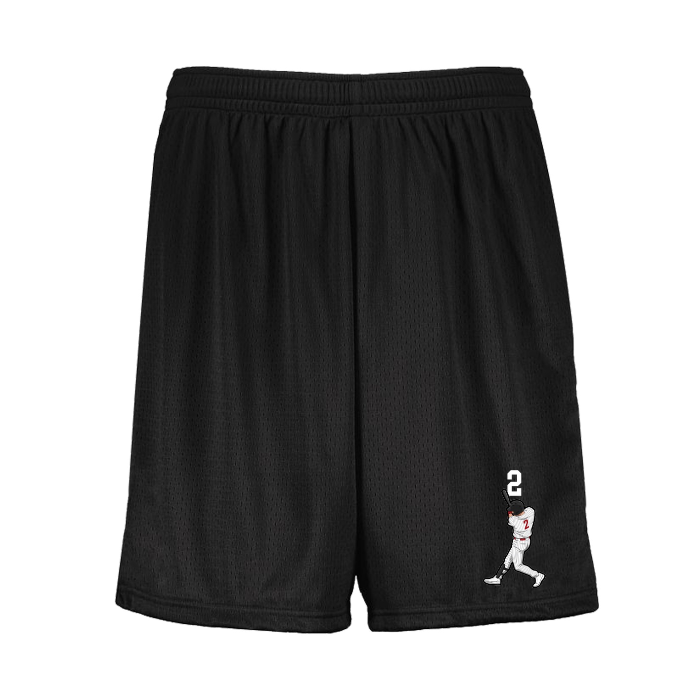 Shorts — Number Top in Black