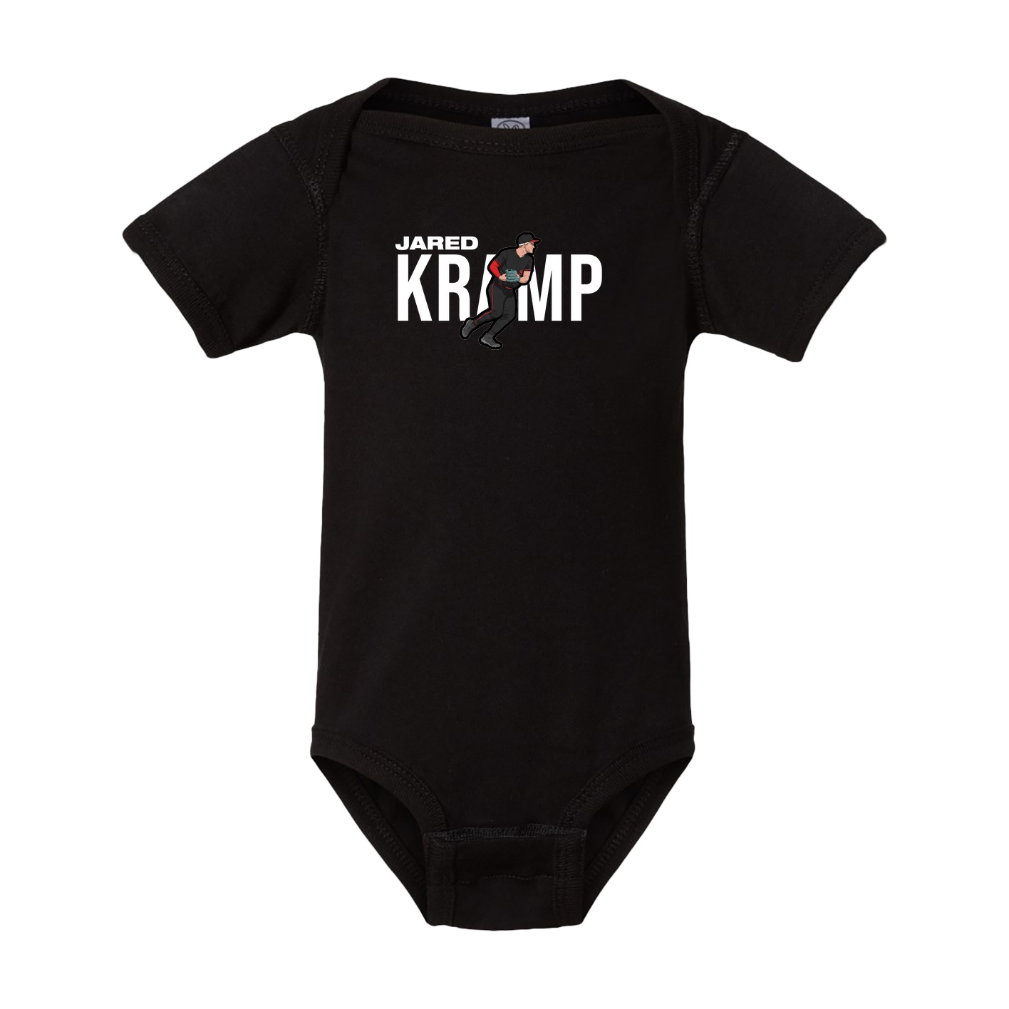 Baby Onesie — Player Name in Black