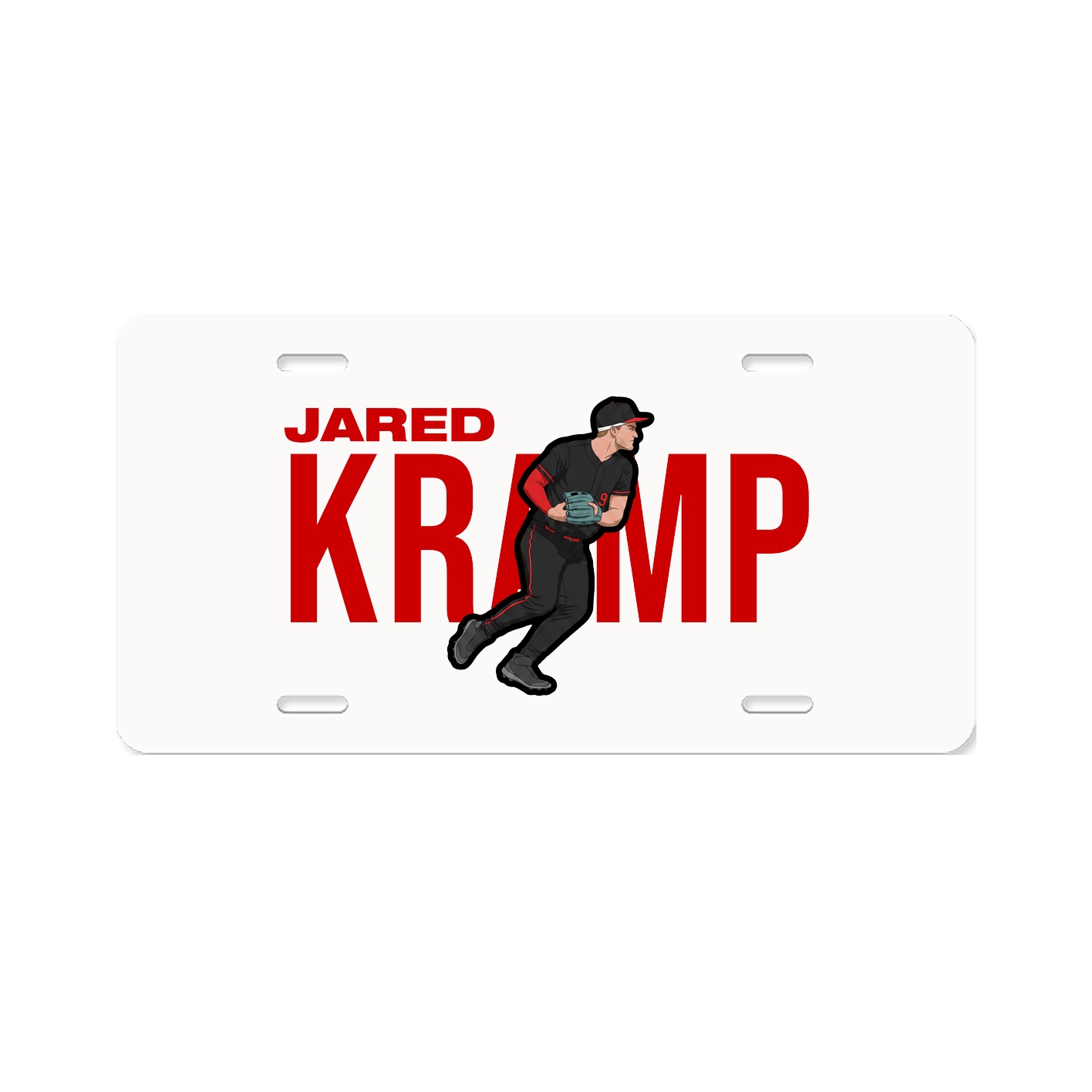 License Plate — Player Name in Classic