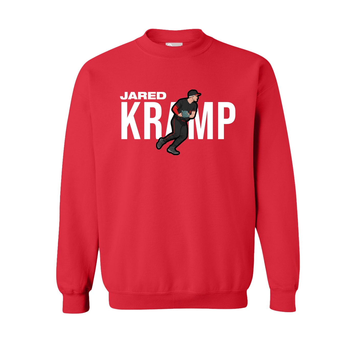 Fleece Crew — Player Name in Red