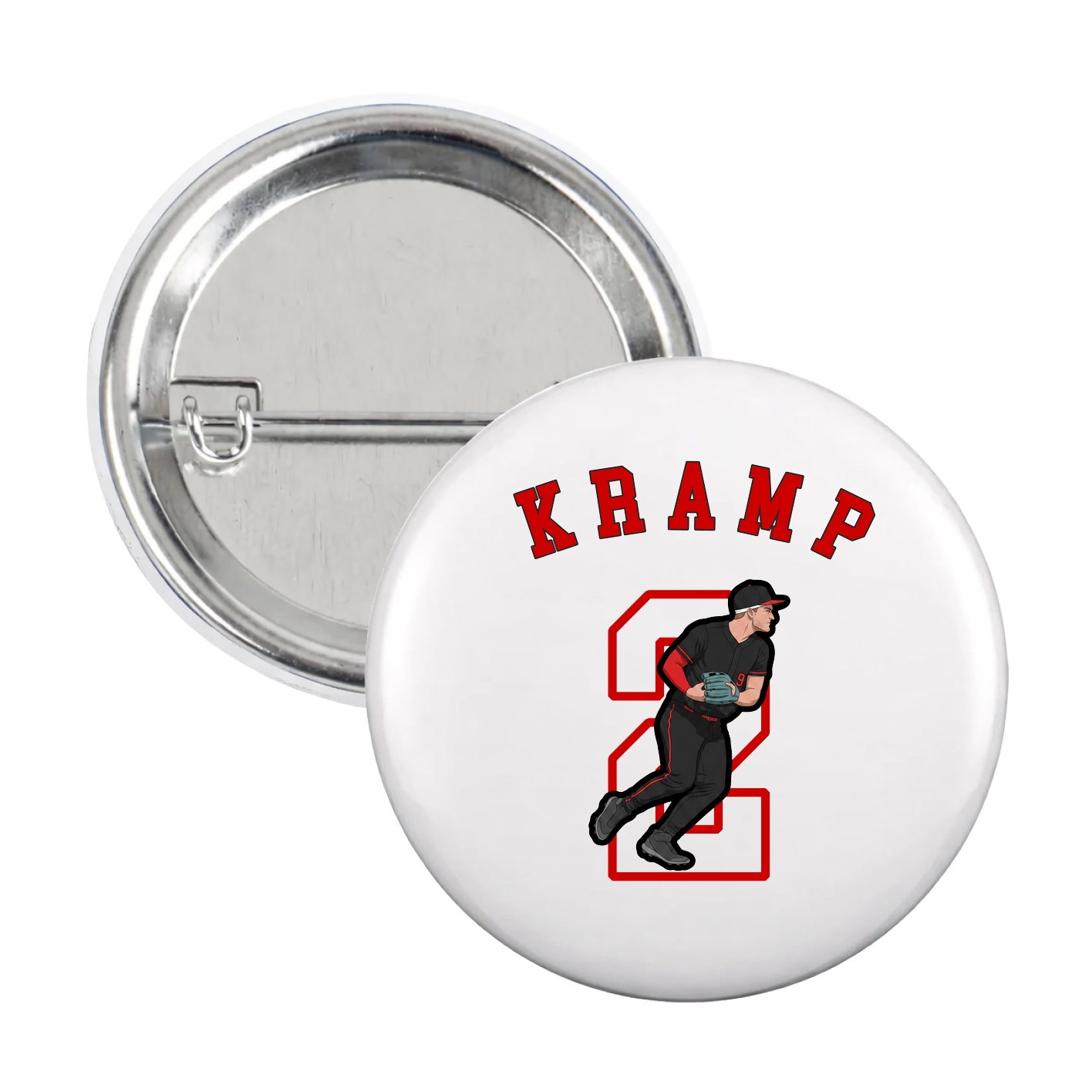 Game Day Button — Shirsey Arch in White