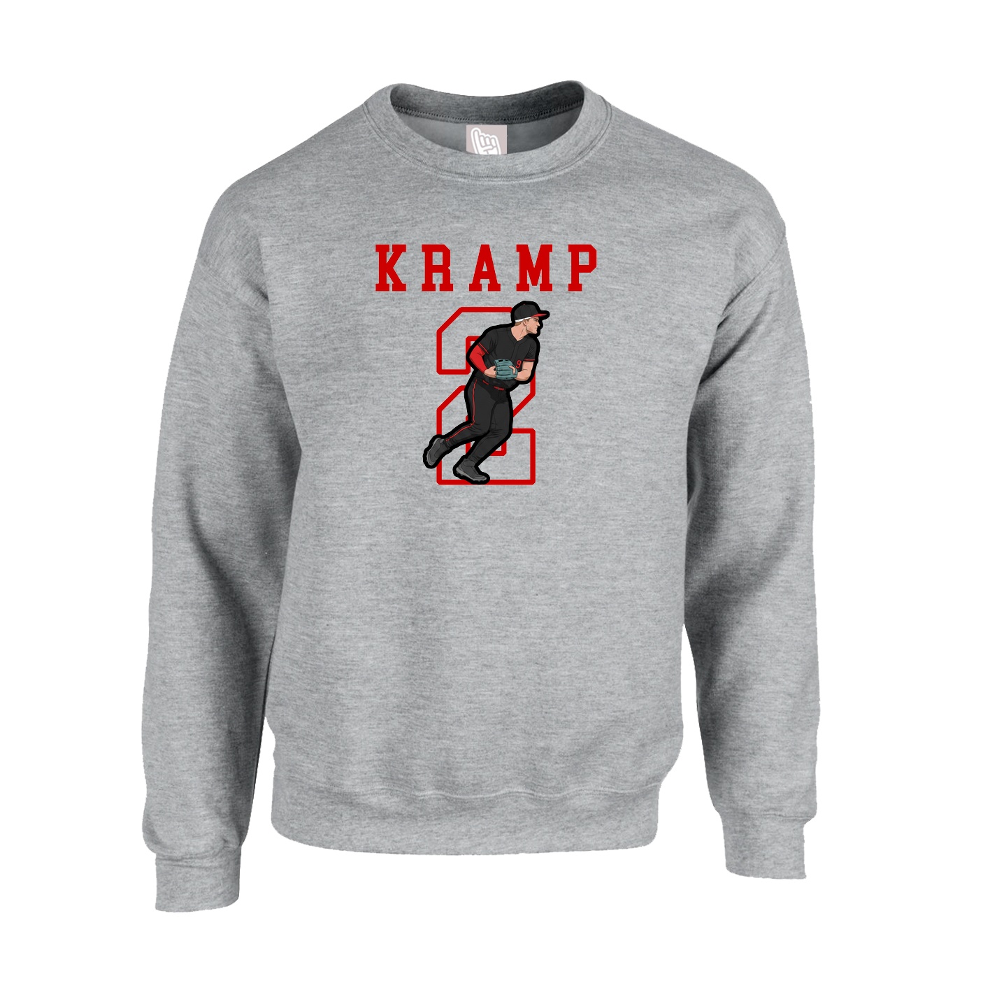 Fleece Crew — Shirsey in Grey
